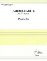 Baroque Suite for Five Timpani Timpani Solo - 5 drums cover